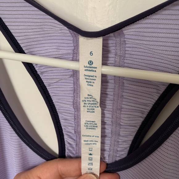 Lululemon purple workout top - Picture 3 of 4